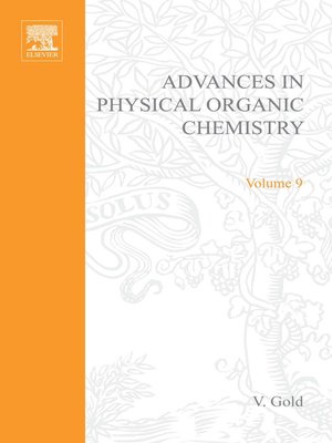 cover image of Advances in Physical Organic Chemistry
